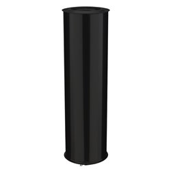 Elément droit Inox Inox 1000 mm Ø180 mm noir foncé