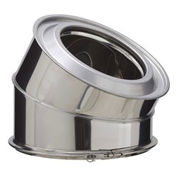 Coude inox-inox 30 Ø180 mm