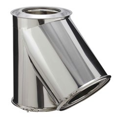 Té isolé inox-inox 135 Ø180 mm