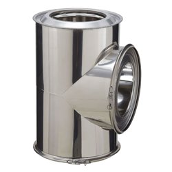 Té isolé inox-inox 90 Ø280 mm