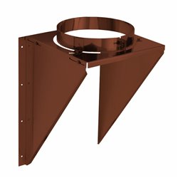 Support mural inox-inox 50-200 mm Ø180-230 mm brique