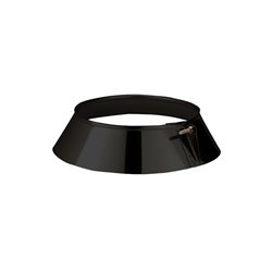 Collerette de solin inox-inox  Ø180-230 mm noir mat