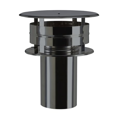Chapeau aspirateur  Ø230 mm gris anthracite