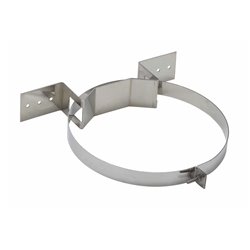 Collier mural inox-inox  Ø180-230 mm