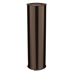 Elément droit Inox Inox 1000 mm Ø230 mm brun