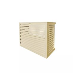 Habillage groupe extérieur cache-clim Ivoire claire RAL 1015 Taille M
