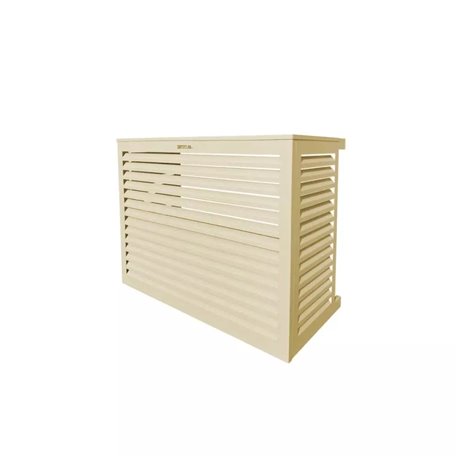 Habillage groupe extérieur cache-clim Ivoire claire RAL 1015 Taille M