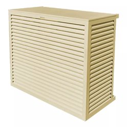 Habillage groupe extérieur cache-clim Ivoire claire RAL 1015 Taille XL