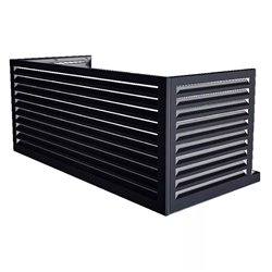 Habillage groupe extérieur cache-clim Noir foncé RAL 9005 pour Taille XXL