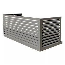 Habillage groupe extérieur cache-clim Gris poussière RAL 7037 pour Taille XXL