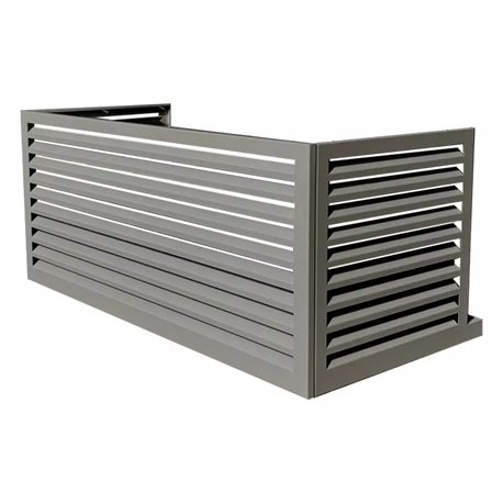Habillage groupe extérieur cache-clim Gris poussière RAL 7037 pour Taille XXL