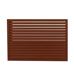 Dos habillage groupe extérieur cache-clim Brun rouge RAL 8012 Taille M