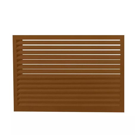 Dos habillage groupe extérieur cache-clim Brun argile RAL 8003 pour Taille XXL-OPTION Dos habillage groupe extérieur cache-clim Brun argile RAL 8003 pour Taille XXL-OPTION