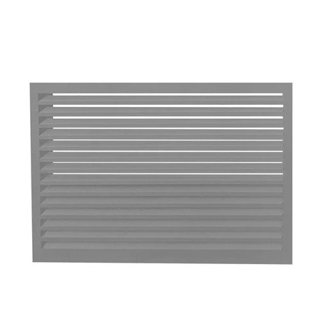Dos habillage groupe extérieur cache-clim Gris poussière RAL 7037 Taille XL Dos habillage groupe extérieur cache-clim Gris poussière RAL 7037 Taille XL