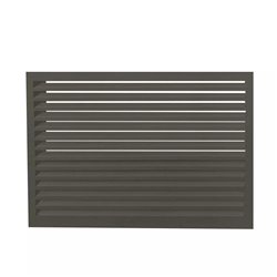 Dos habillage groupe extérieur cache-clim Gris terre d'ombre RAL 7022 Taille M