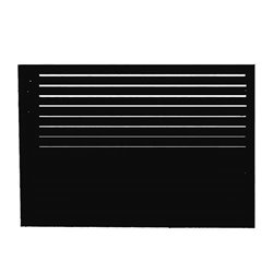 Dos habillage groupe extérieur cache-clim Noir foncé RAL 9005 Taille L