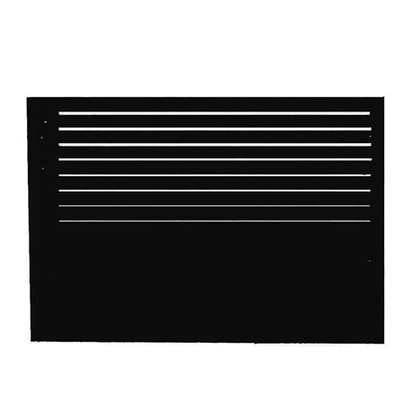 Dos habillage groupe extérieur cache-clim Noir foncé RAL 9005 pour Taille XXL-OPTION Dos habillage groupe extérieur cache-clim Noir foncé RAL 9005 pour Taille XXL-OPTION