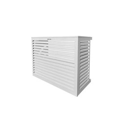 Habillage groupe extérieur cache-clim Gris clair RAL 7035 Taille S