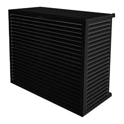 Habillage groupe extérieur cache-clim Noir foncé RAL 9005 Taille XL