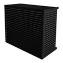 Habillage groupe extérieur cache-clim Noir foncé RAL 9005 Taille XL