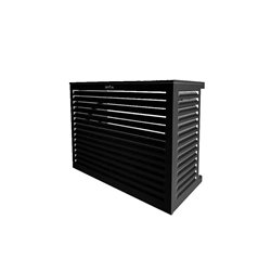 Habillage groupe extérieur cache-clim Noir foncé RAL 9005 Taille M