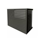 Habillage groupe extérieur cache-clim Gris terre d'ombre RAL 7022 Taille M