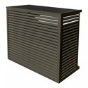 Habillage groupe extérieur cache-clim Gris terre d'ombre RAL 7022 Taille XL