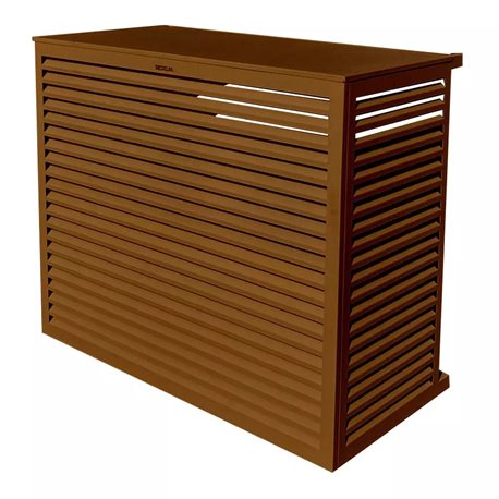 Habillage groupe extérieur cache-clim Brun argile RAL 8003 Taille XL Habillage groupe extérieur cache-clim Brun argile RAL 8003 Taille XL