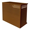 Habillage groupe extérieur cache-clim Brun argile RAL 8003 Taille XL