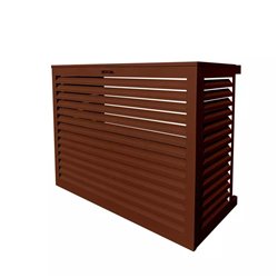 Habillage groupe extérieur cache-clim Brun rouge RAL 8012 Taille M