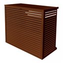 Habillage groupe extérieur cache-clim Brun rouge RAL 8012 Taille XL