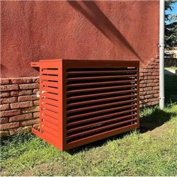 Habillage groupe extérieur cache-clim Brun rouge RAL 8012 Taille S