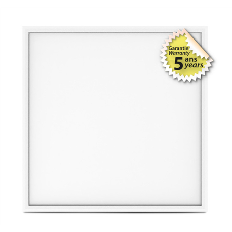 Lot de 5 Plafonniers LED 25W 3500 Lm Blanc neutre ANDROMEDE carrés