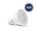 Lot de 50 ampoules LED GU10 7W 670 Lm Blanc neutre