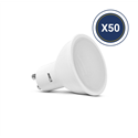 Lot de 50 ampoules LED GU10 7W 860 Lm Blanc neutre