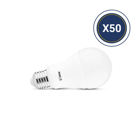Lot de 50 ampoules LED E27 13W 1521 Lm Blanc chaud