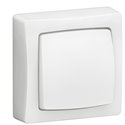 Transformeur 3 en 1 interrupteur, va-et-vient ou poussoir Saillie complet blanc 086001L