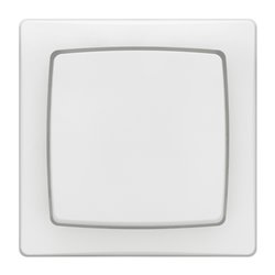 Transformeur 3 en 1 interrupteur, va-et-vient ou poussoir Saillie complet blanc 086001L