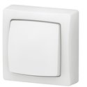 Transformeur 3 en 1 interrupteur, va-et-vient ou poussoir Saillie complet blanc 086001L