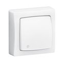 Transformeur 3 en 1 ASL interrupteur, va-et-vient ou poussoir lumineux Saillie complet blanc 086017L