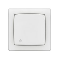 Transformeur 3 en 1 ASL interrupteur, va-et-vient ou poussoir lumineux Saillie complet blanc 086017L