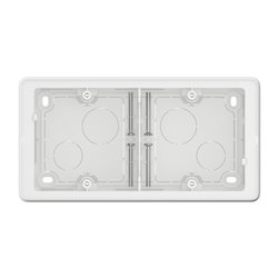 Cadre saillie Céliane 2 postes horizontal ou vertical blanc CB0232