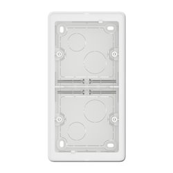 Cadre saillie Céliane 2 postes horizontal ou vertical blanc CB0232
