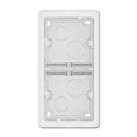 Cadre saillie Céliane 2 postes horizontal ou vertical blanc CB0232