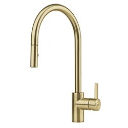 Mitigeur cuisine Eos Neo douchette double jet Reflet d'Or 230550