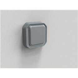 Prise de courant 2P+T étanche Plexo 16A 250V IP55 IK08 gris 069831L