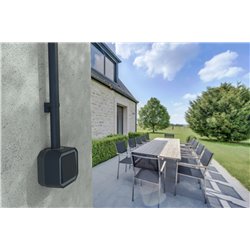 Poussoir NO étanche Plexo 10A IP55 IK08 enjoliveur anthracite 069810L