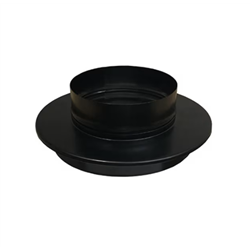 Plaque de finition FH 180 TZ/9019 Therminox ronde Ø 180 mm noire mate