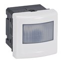 Détecteur de mouvements Mosaic sans Neutre 100W LED avec enjoliveur Blanc 099622A