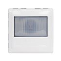 Détecteur de mouvements Mosaic sans Neutre 100W LED avec enjoliveur Blanc 099622A